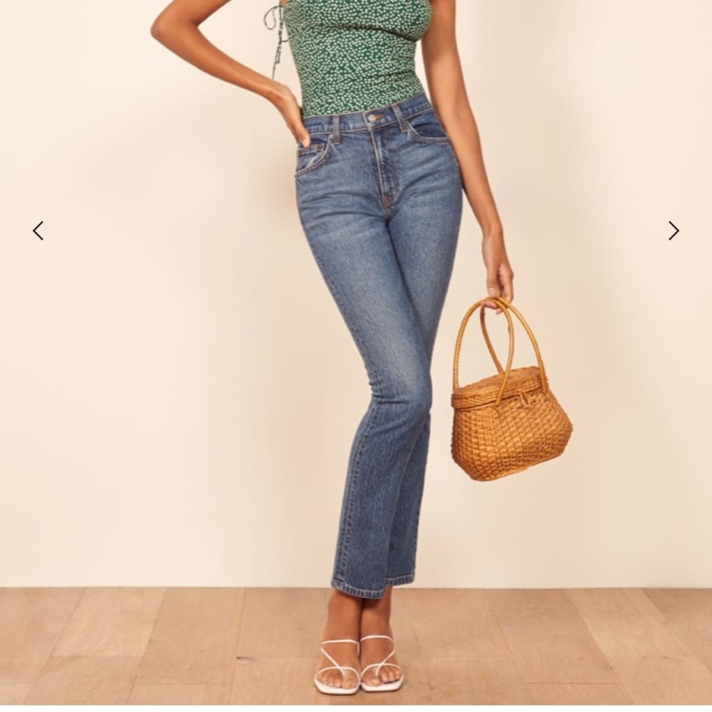 Reformation Liza High Straight Jeans, size 23